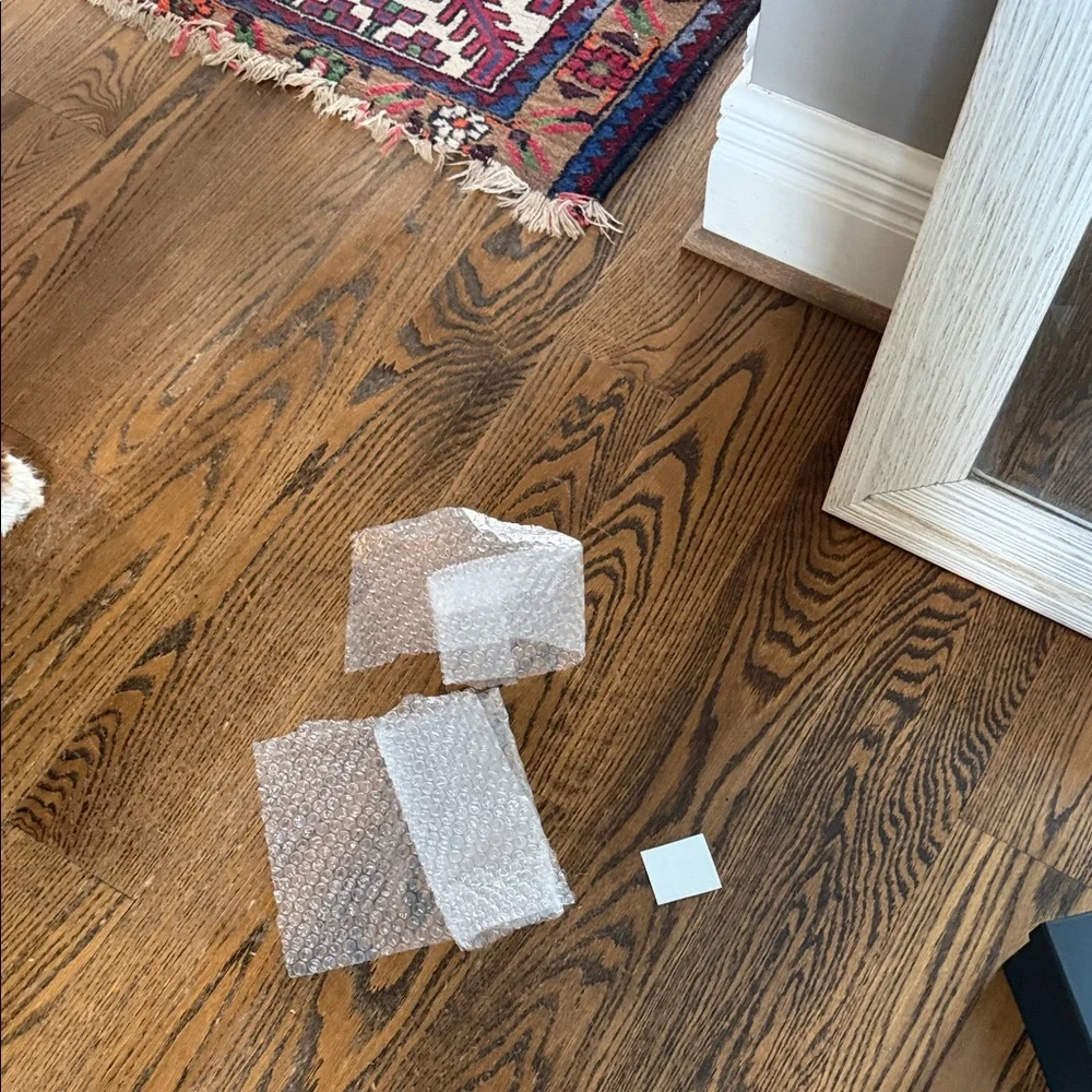 Crystal Tower Bud Vase by Tizo clear elegant NWT + box Gorgeous! - Picture 8 of 9